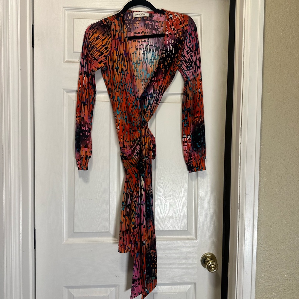 Veronica M Abstract Multicolor Dress